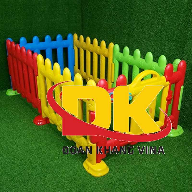 Hàng rào ,bể bóng nhựa 6 mảnh cho bé DK 040-8