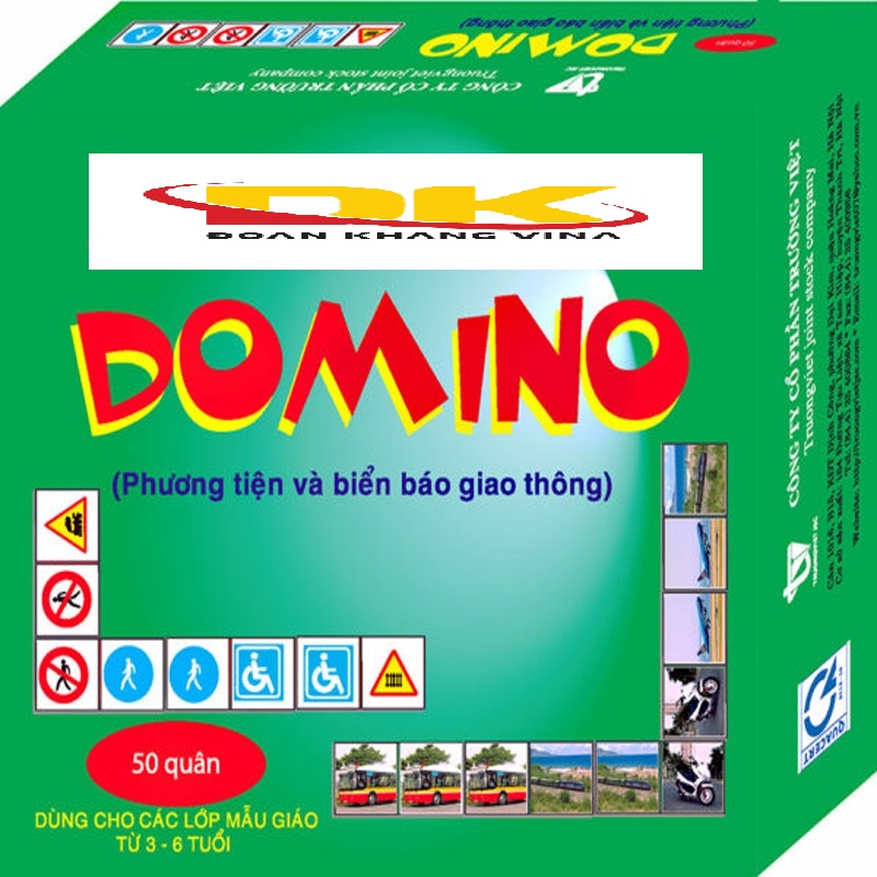 Domino phương tiện và biển báo giao thông DK 090-38