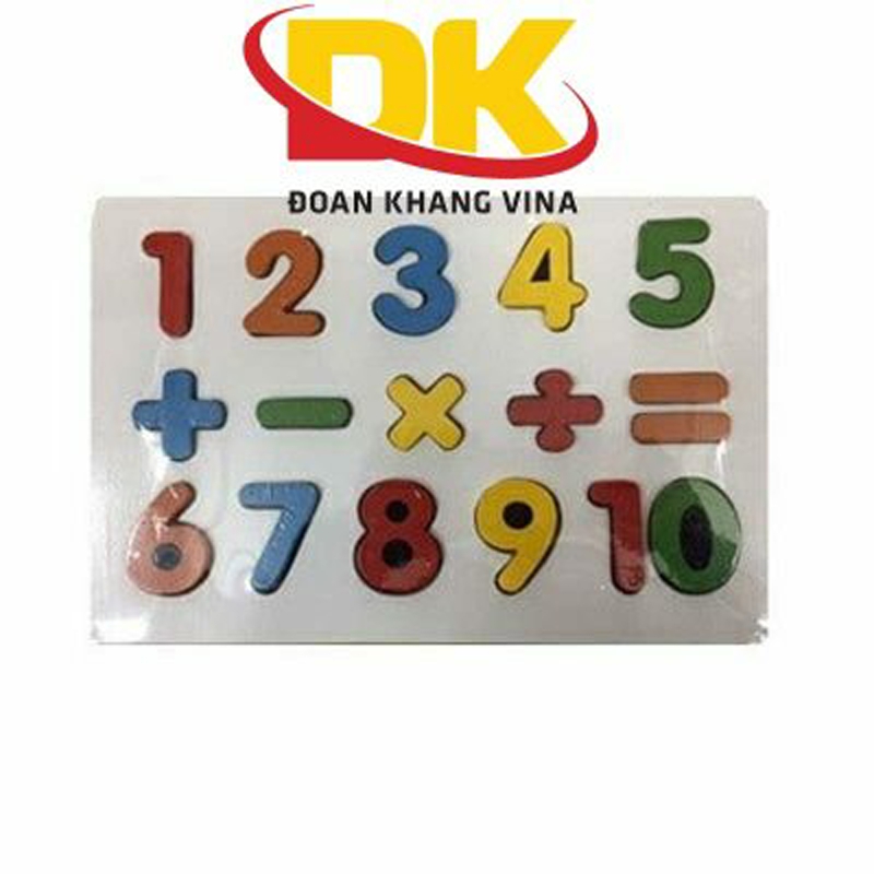 Bảng chữ số và dấu học toán cho bé DK 060- 42