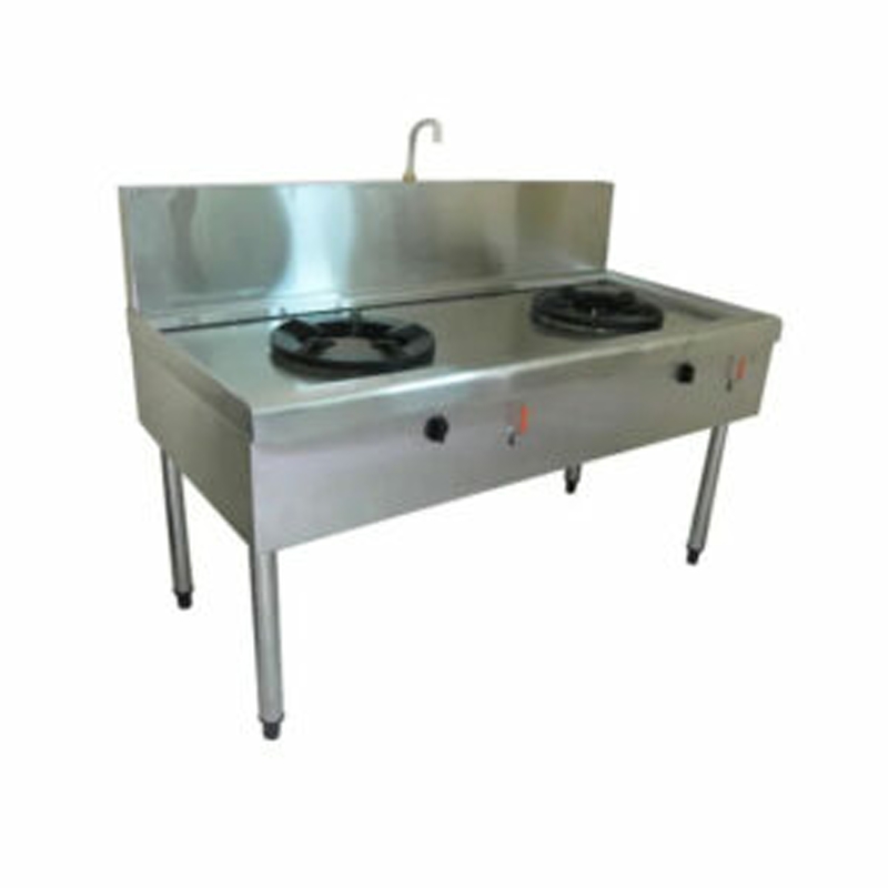 Bếp công nghiệp 1, 2, 3 họng nấu bằng inox DK 019-42
