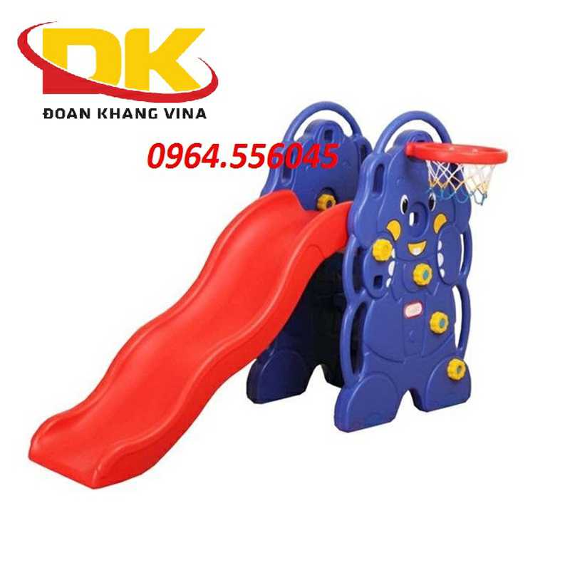 Cầu trượt đơn hình con voi cho bé nhập khẩu DK 008-5