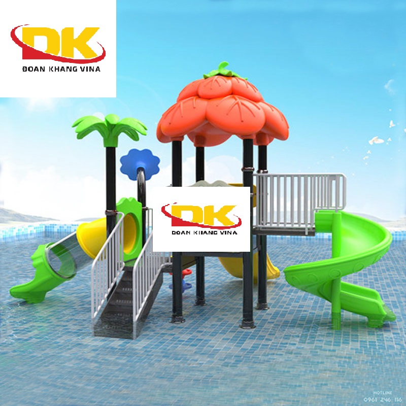 Cầu trượt liên hoàn cho hồ bơi DK 001-50