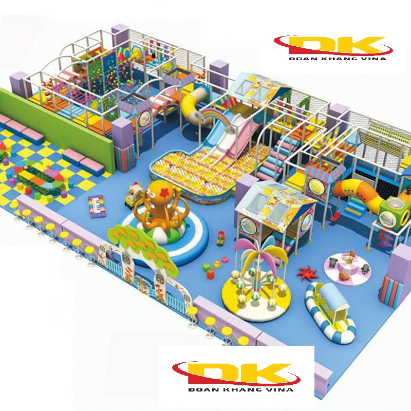 Nhà liên hoàn khu vui chơi trong nhà trẻ em DK 003-39